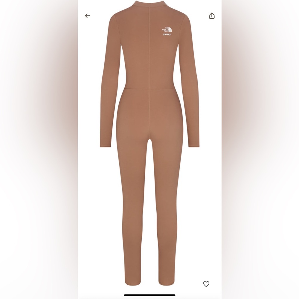 THE NORTH FACE X SKIMS REFINA BODYSUIT SIENNA S